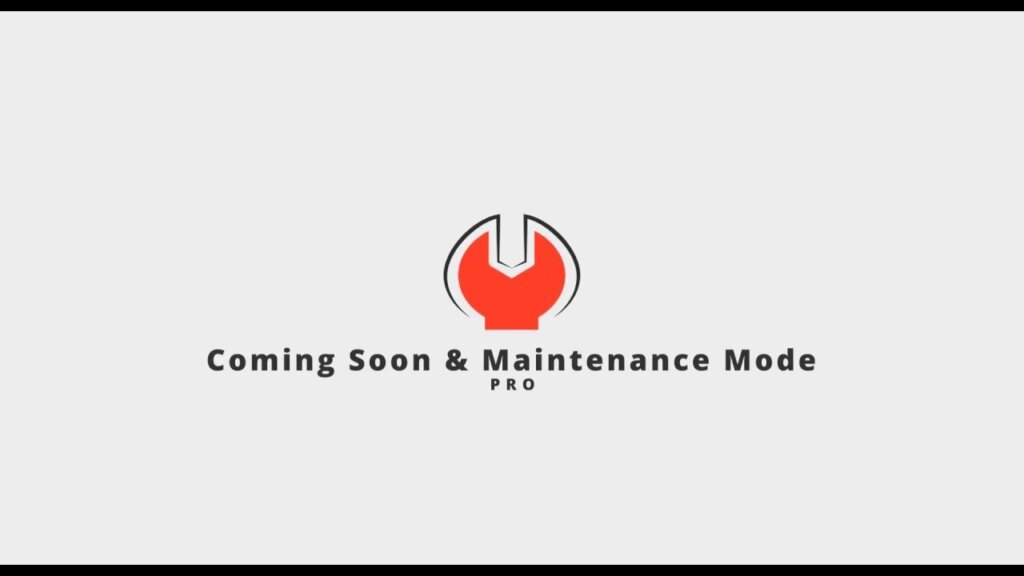 Coming Shortly & Maintenance Mode