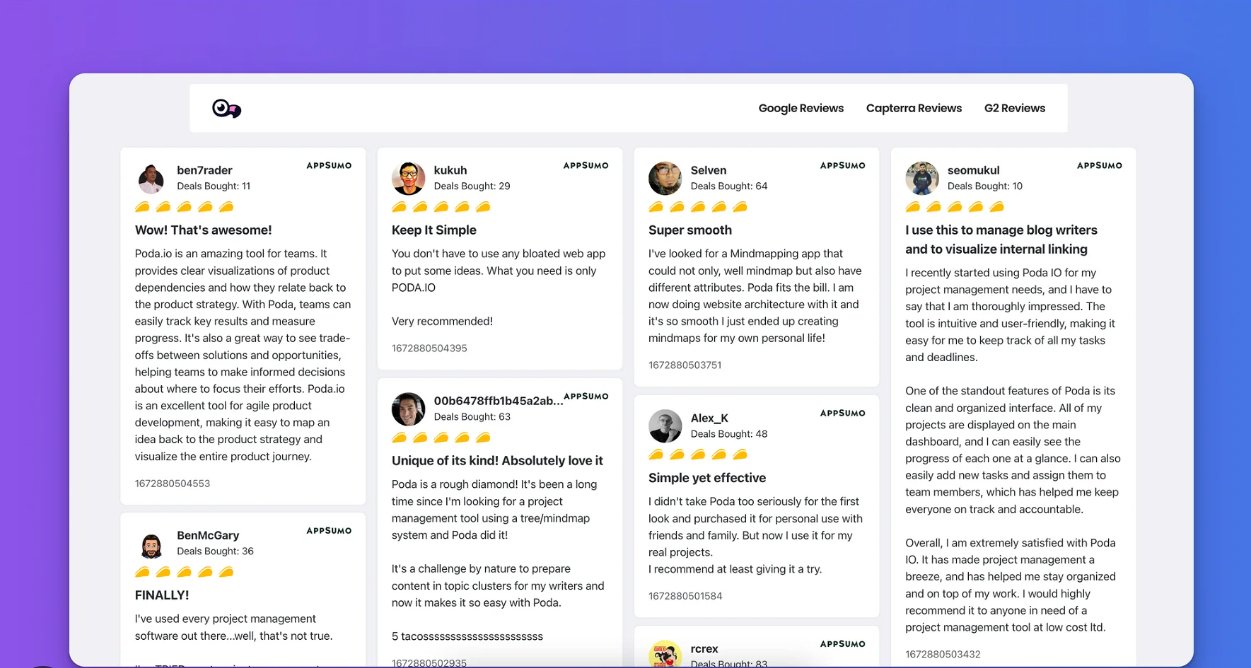 appsumo testimonials