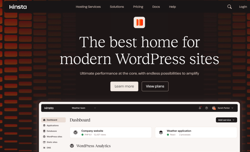 Kinsta WordPress Hosting